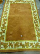 Wine Yard Woolen Rug 120x180cm