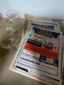 Four Babycham Glasses, Quantity of Hull Chronicle