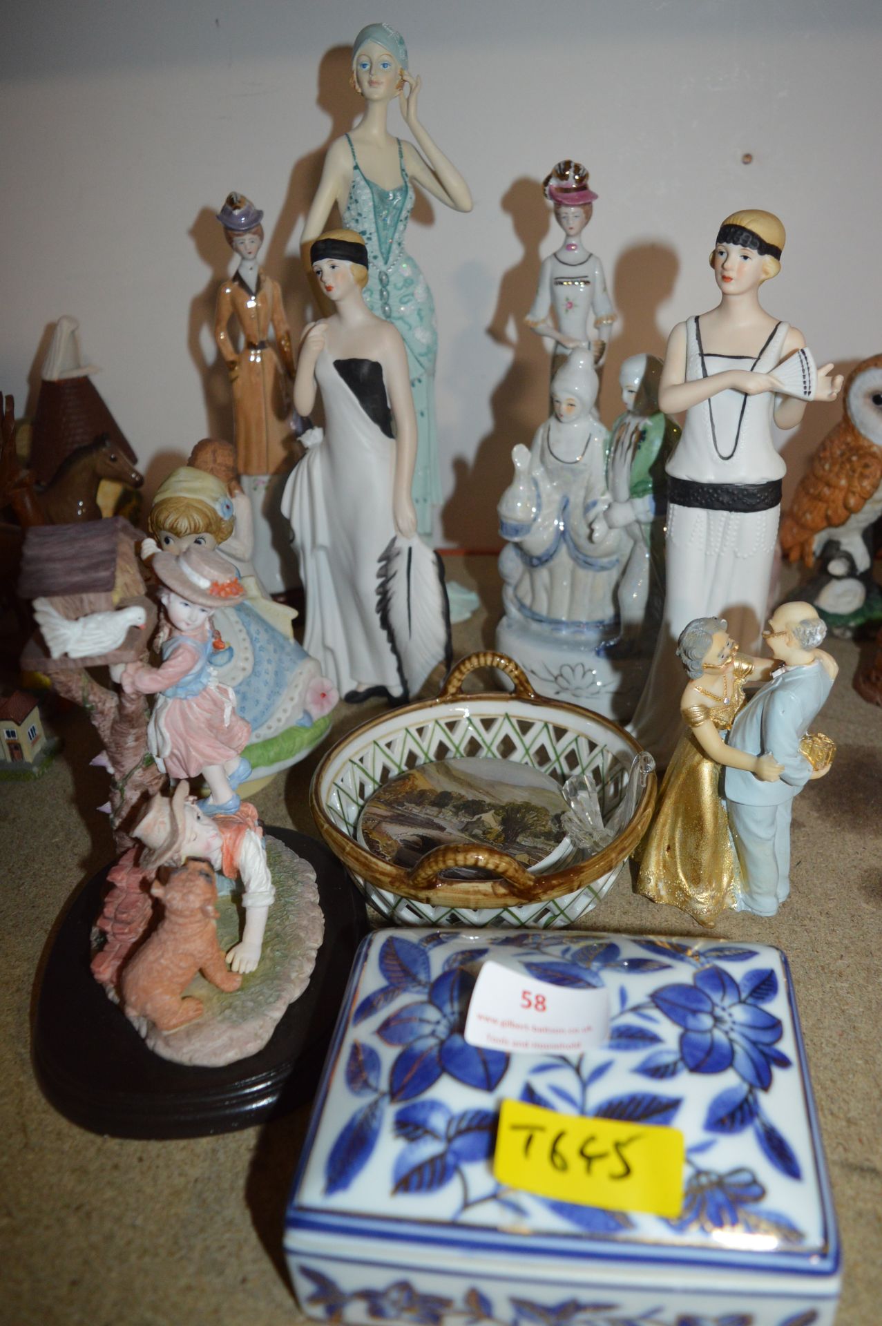 Art Deco Style Ornaments plus Others