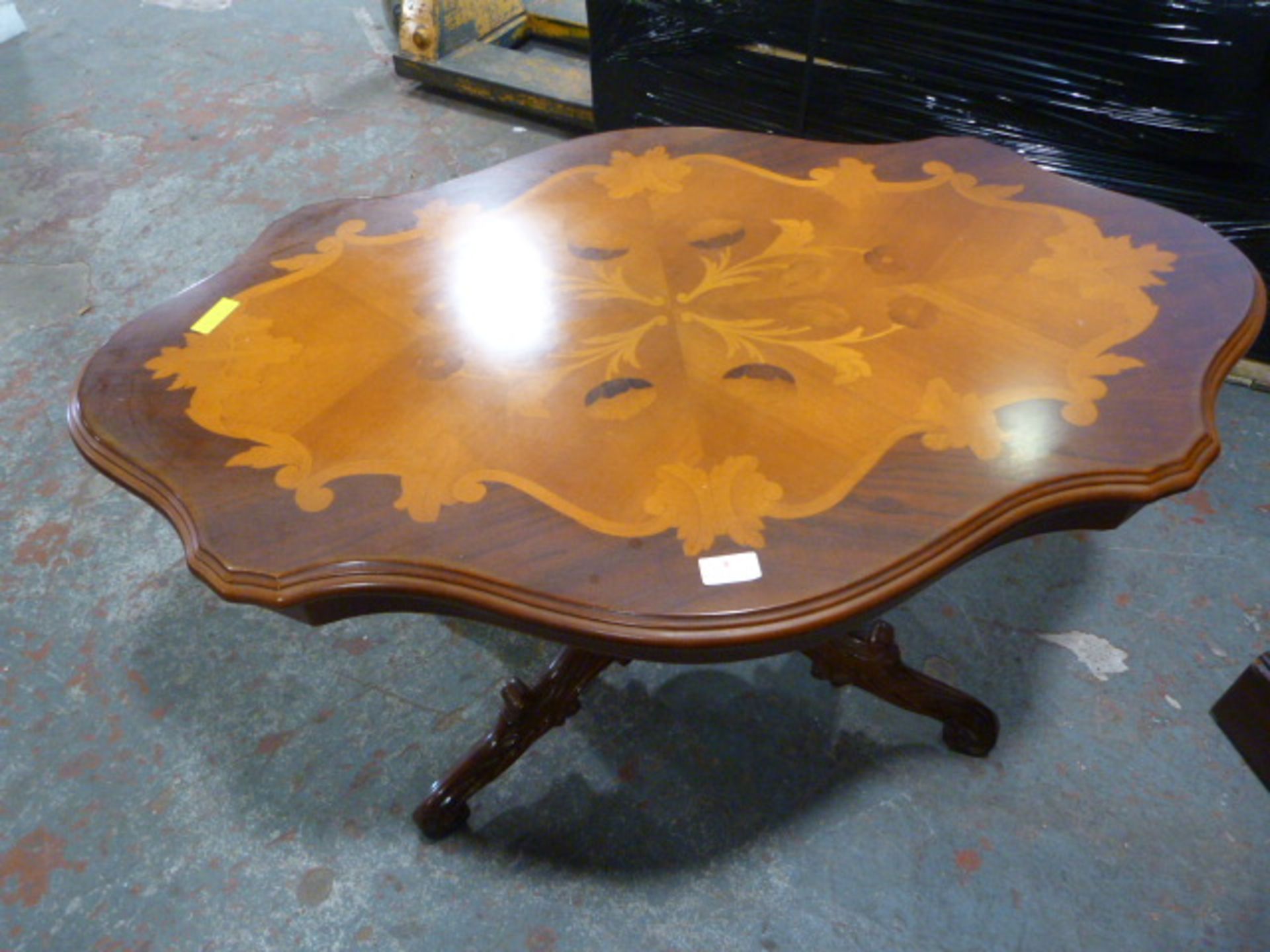 Wooden Victorian Style Coffee Table