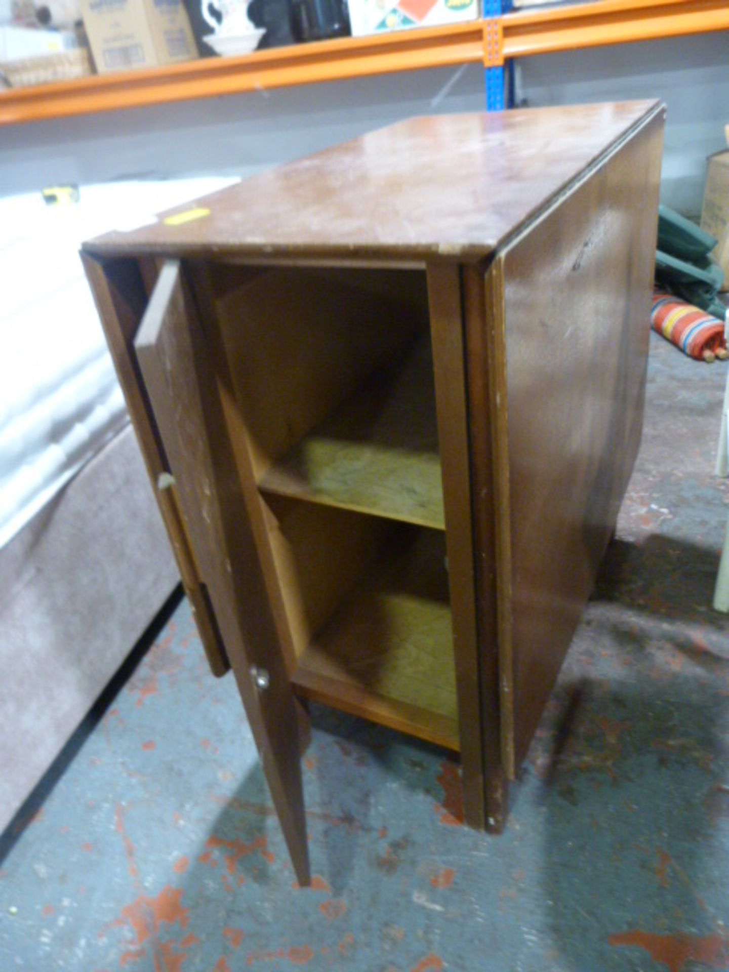 Double Drop Leaf Table with Internal Storage