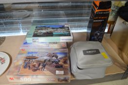 Three 500pc Jigsaws, Homemedics Blood Pressure Mon