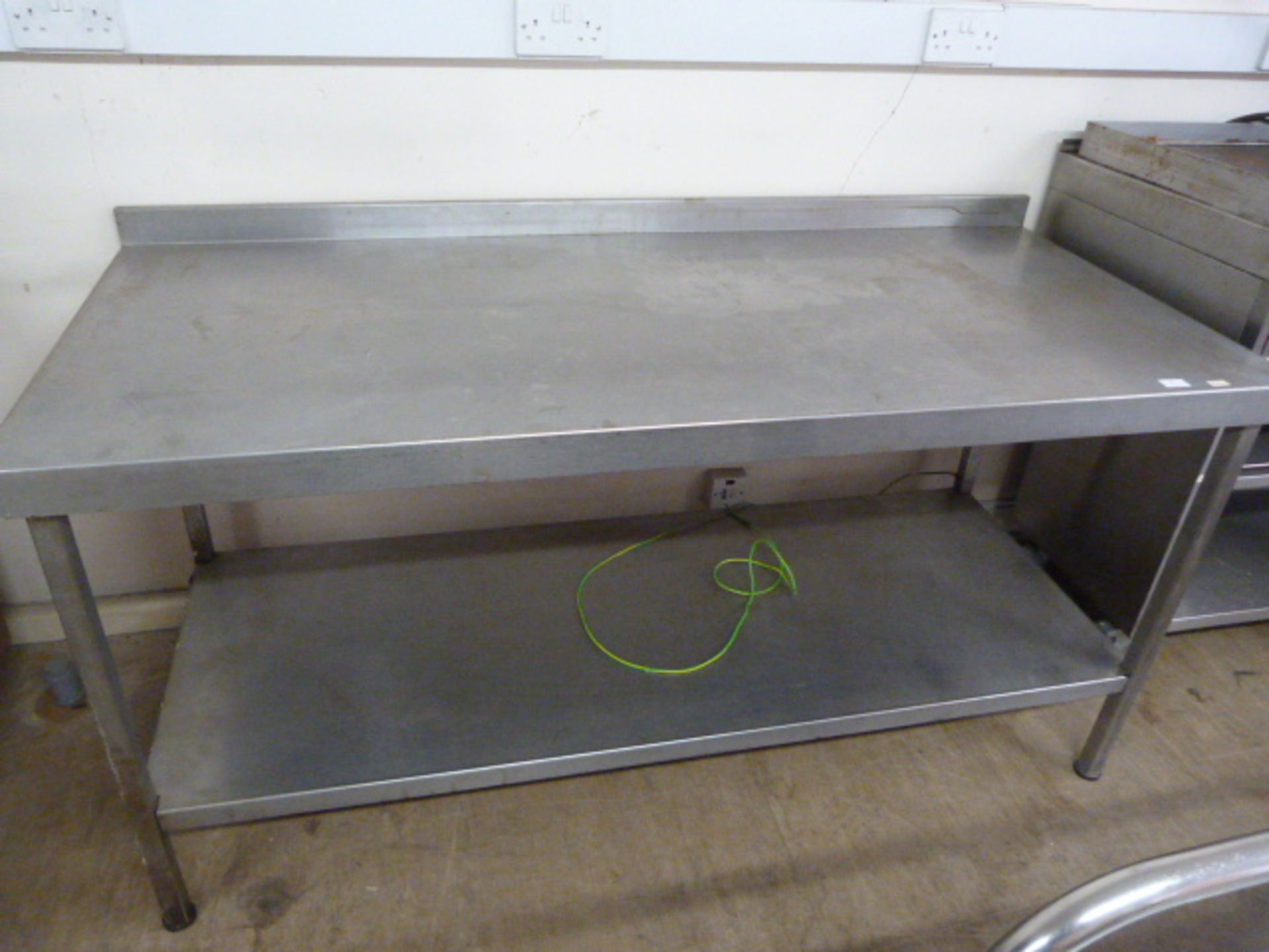 Stainless Steel Table with Shelf 66x29x33"