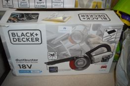 *Black & Decker 18v Vacuum