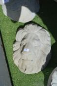 Lion Head Garden Ornament