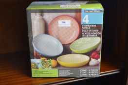 *Stoneware Serve Bowls 4pk