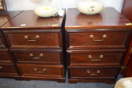 Pair of Three Drawer Bedside Cabinets by Enham