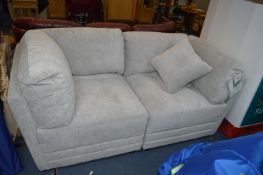 *Contigo Grey 2pc Sofa