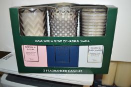 *Fragrance Candle 3pk