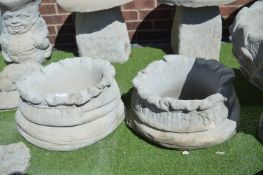 Pair of Planters in the form of Sacks