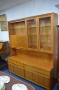 Vintage 1970's Teak Wall Unit by William Lawrence