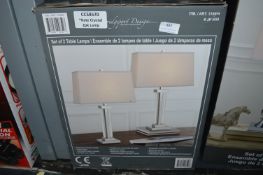 *Kate Crystal Lamps 2pk