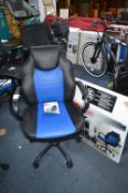 *BTS Office Chair (Blue/Black)