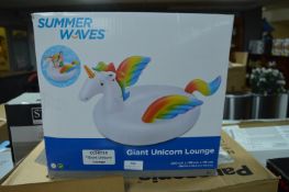 *Giant Unicorn Inflatable Lounger