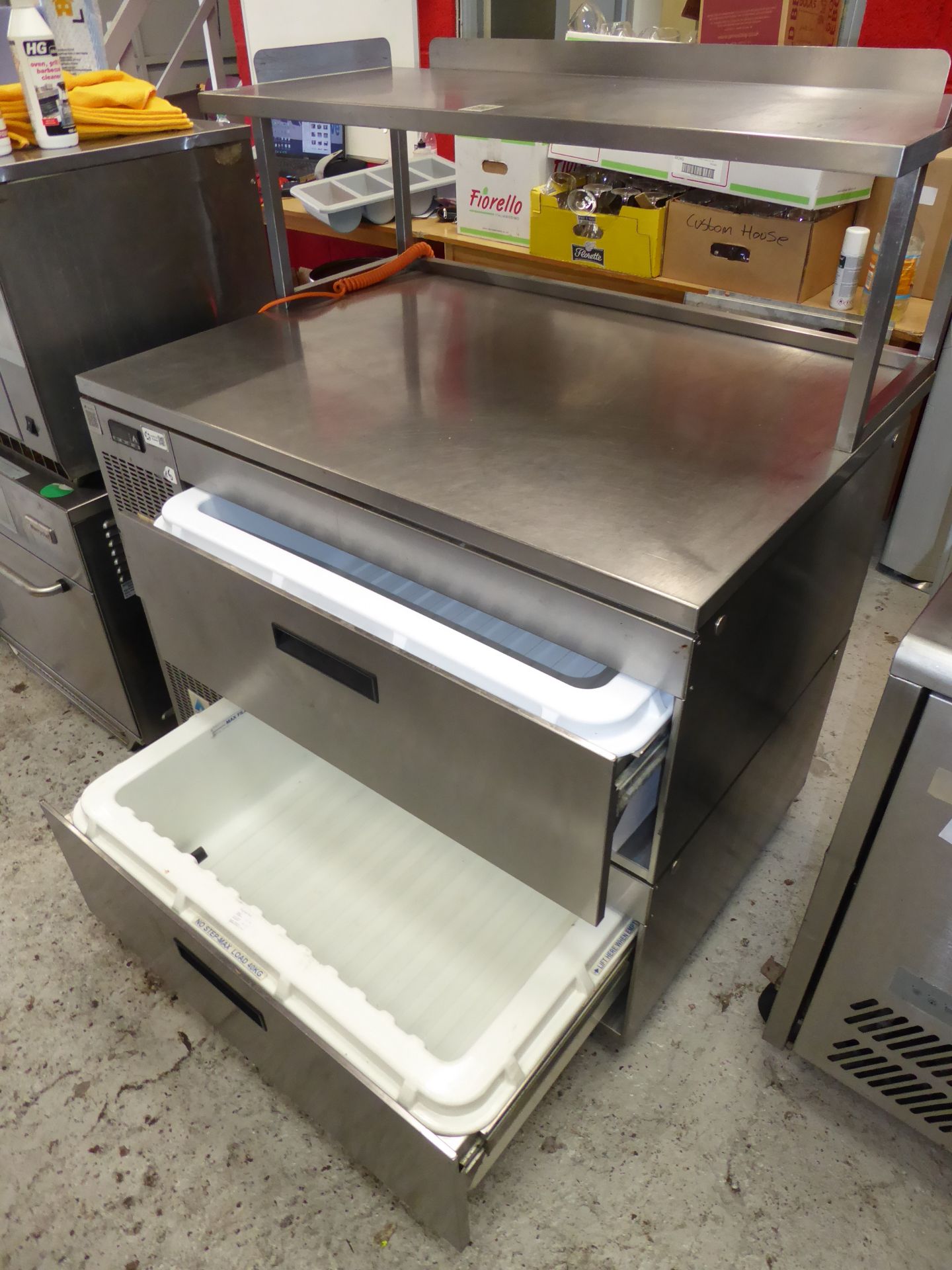 * Adande 2 drawer refrigerator, with additional shelf - direct from national chain. RRP new £4400 - Image 2 of 3