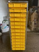*Mobile tray rack complete with 13 new bus trays