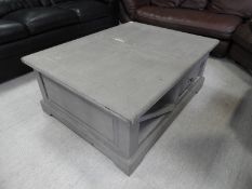 Painted Occasional Table with Drawers