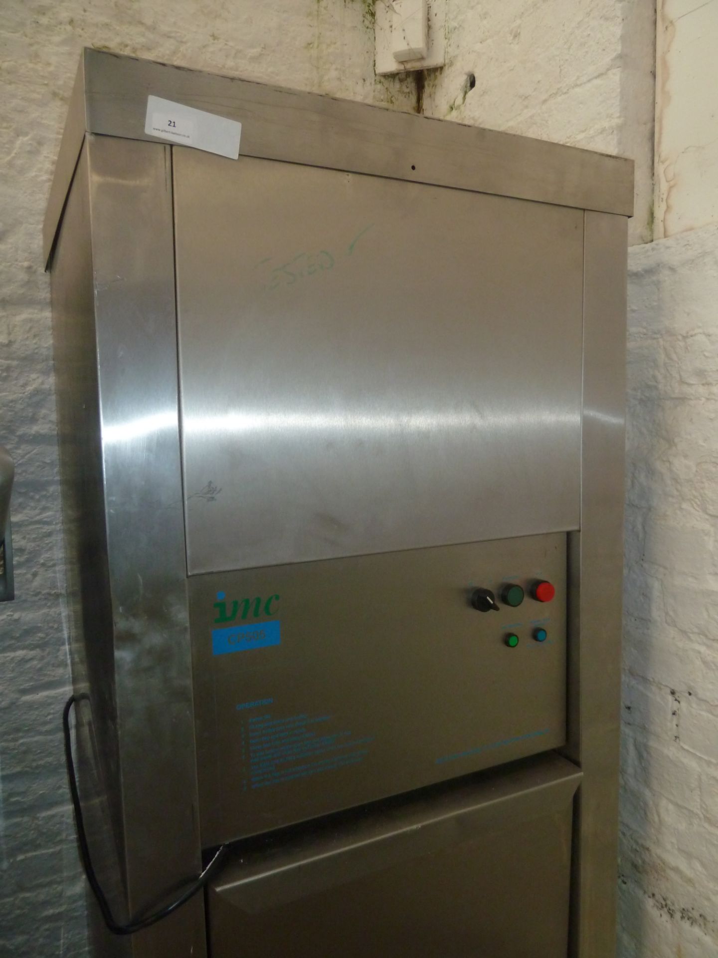 * IMC waste compactor, very clean condition. RRP £5500.(680Wx1940Hx830D)