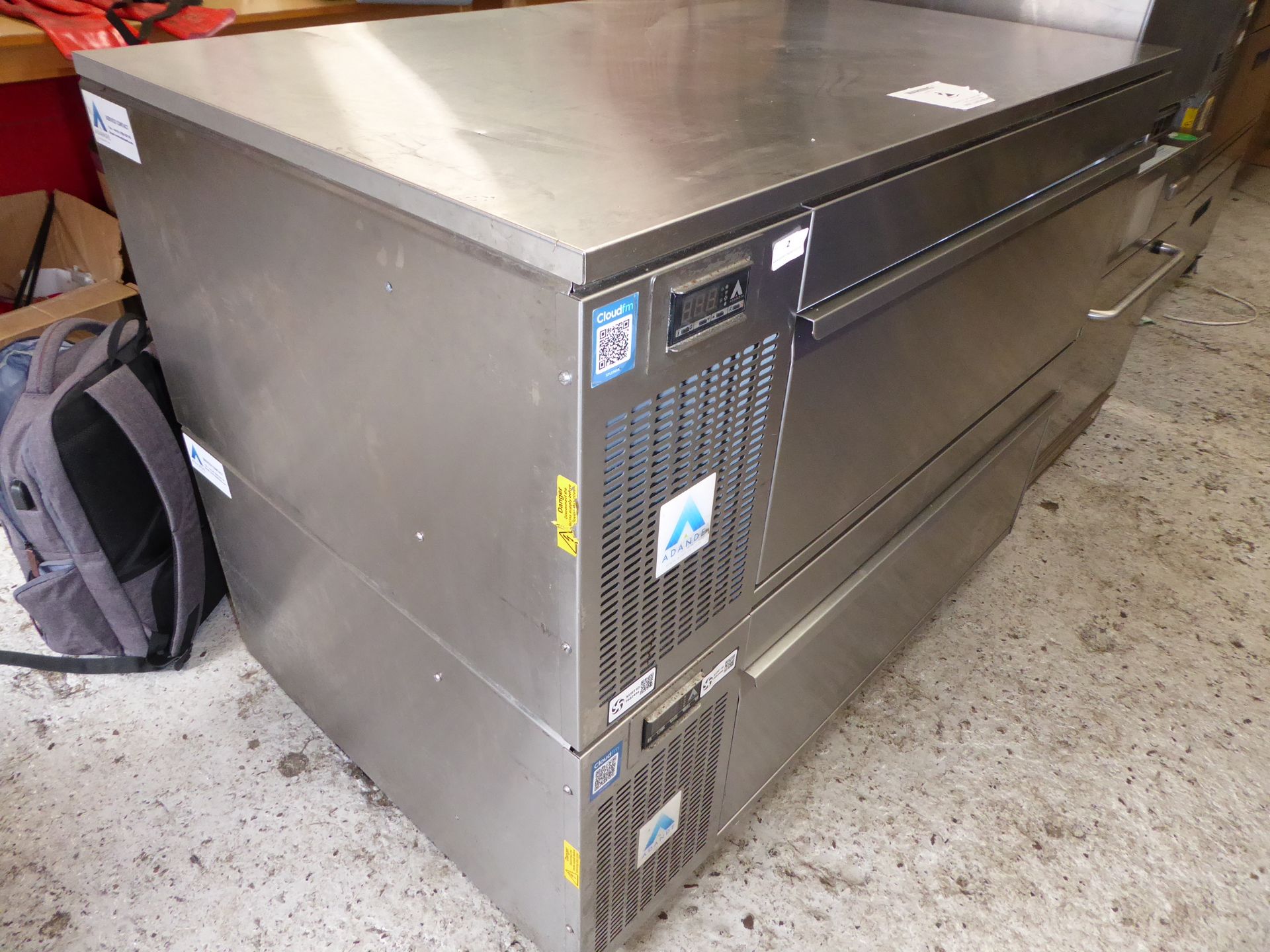 * Adande 2 drawer refrigerator - direct from national chain. RRP new £4400 - Image 2 of 3