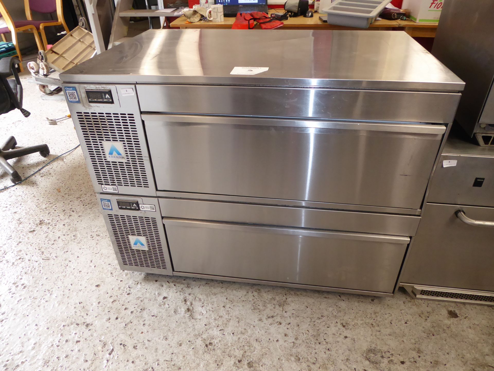 * Adande 2 drawer refrigerator - direct from national chain. RRP new £4400