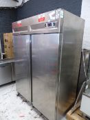 * Friulinox 2 door stainless upright AP14-4 refrigerator.(1430Wx1990Hx790D)