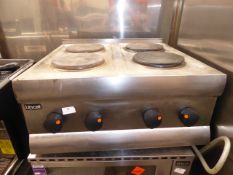 *Lincat electic 3 phase tabletop hob with 4 rings