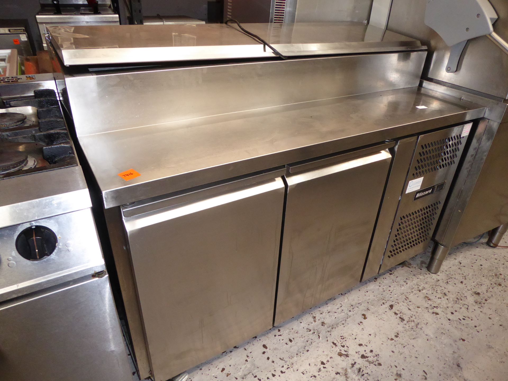 *Blizzard 2 door saladette top refridgerator, good condition direct from a national chain (