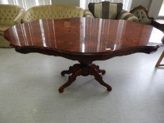 Italian Style Pedestal Dining Table