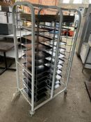 *Tray rack on wheels with approx 90 trays