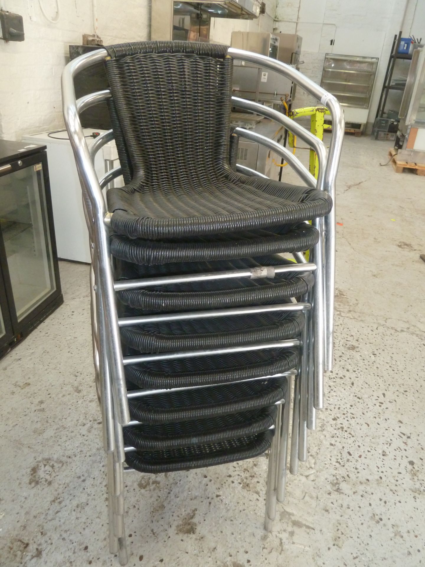 * x8 Outdoor chairs, good condition.