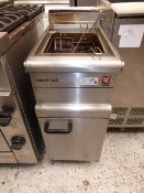 * Falcon 350 double basket gas fryer. Complete (350Wx700Dx850H)