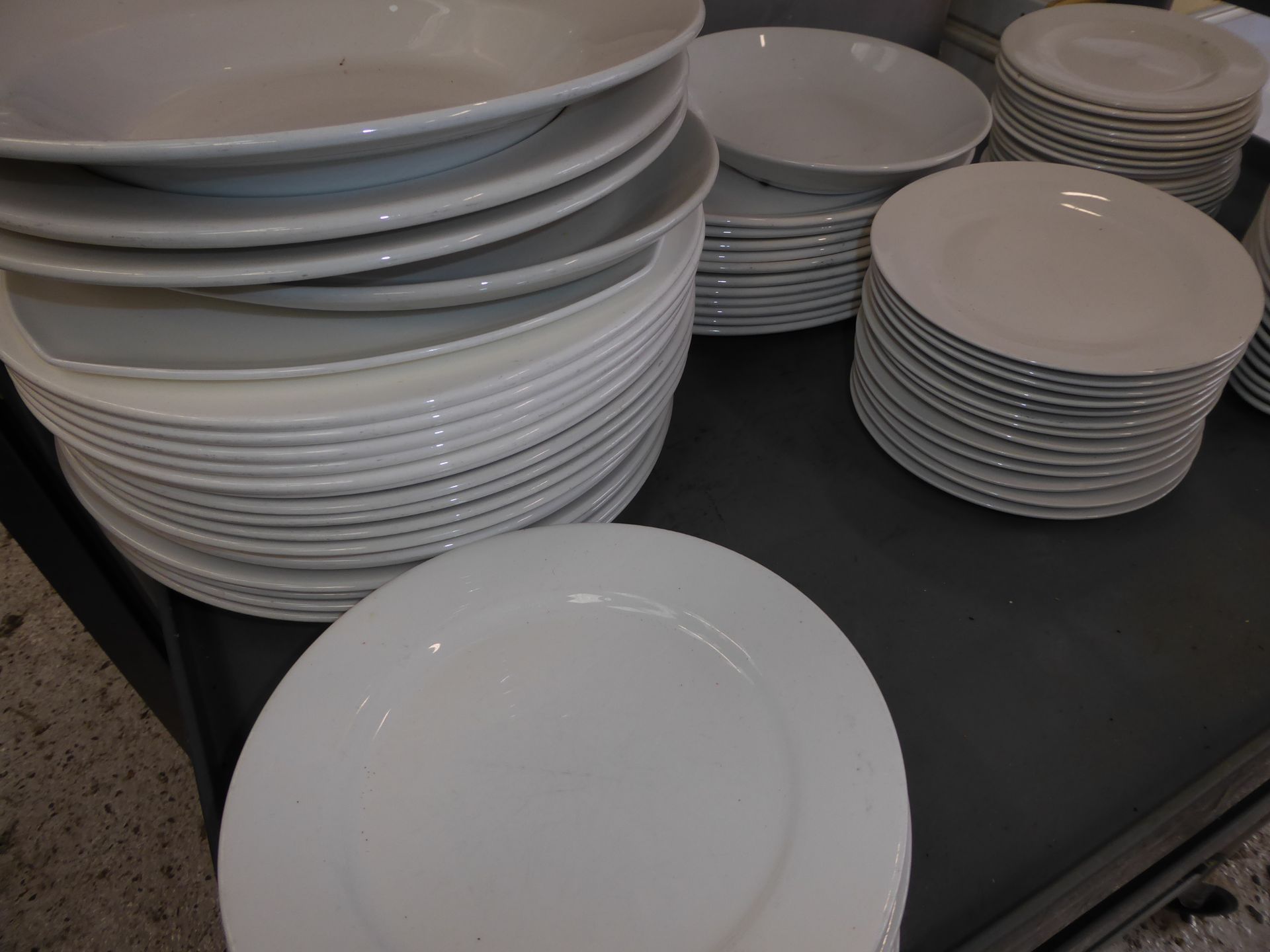 * approx. 100 pieces white crockery - Image 2 of 2