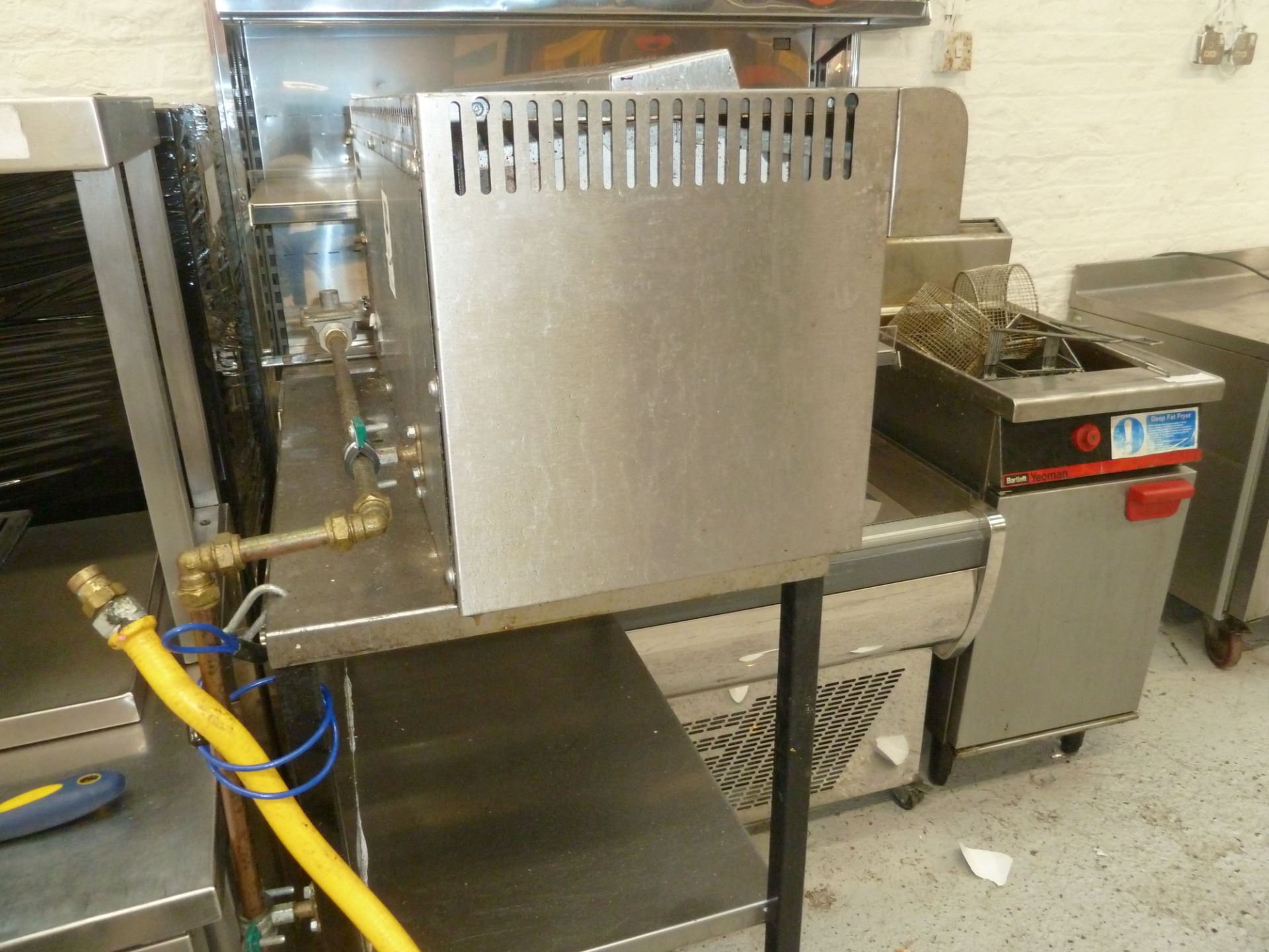 * Falcon multigrill with stand, working and very good condition.(785Wx1400Hx560D) - Image 3 of 3