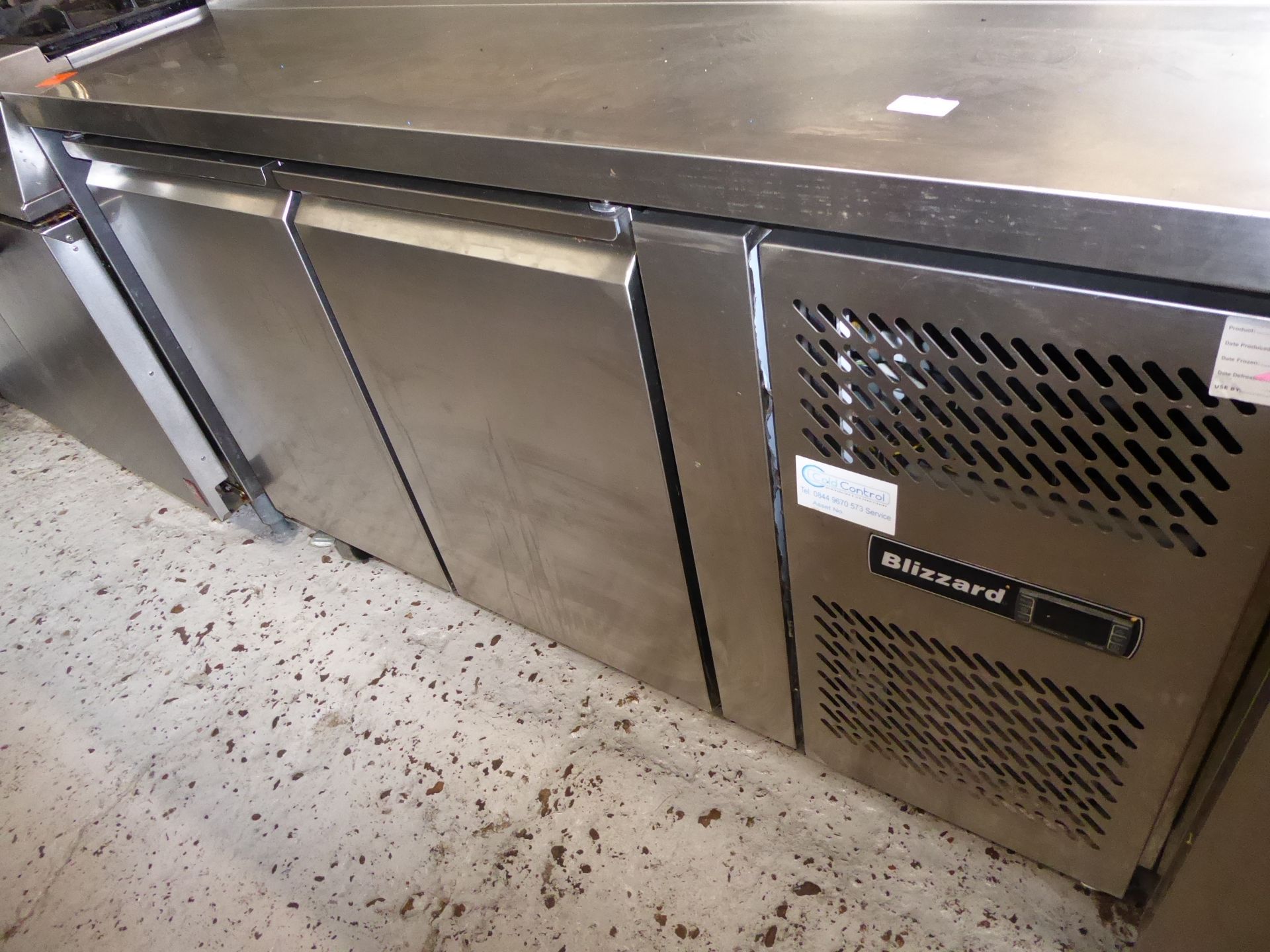 *Blizzard 2 door saladette top refridgerator, good condition direct from a national chain ( - Image 3 of 3