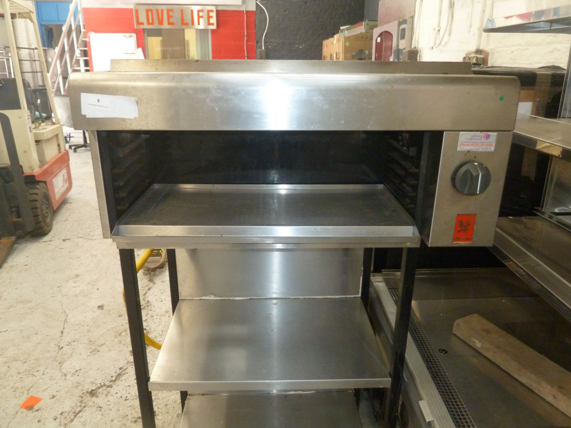 * Falcon multigrill with stand, working and very good condition.(785Wx1400Hx560D)