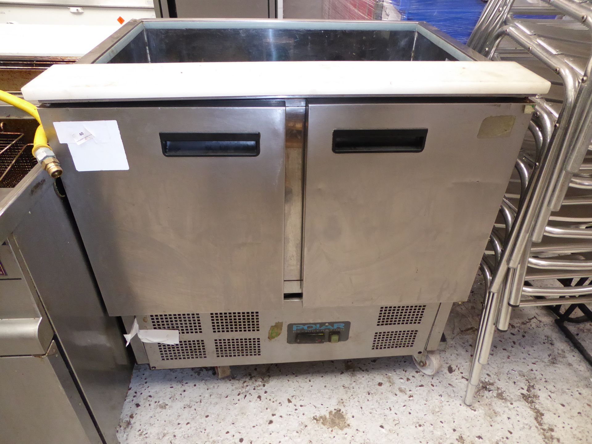 * Polar saladette chiller . Tested - working. (900Wx700Dx900H)