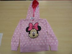 Disney Minnie Mouse Child's Hooded Jacket (Pink) Size: 3T