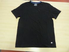 *Champion Black Crew-Neck Top Size: XL