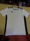 *Adidas White Sports T-Shirt Size: L