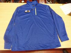 *Pebble Beach Blue Zip Top Size: XXL