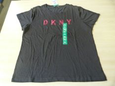 *DKNY Jeans Size: XL Black T-Shirt