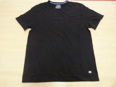 *Champion Black Crew-Neck Top Size: XL