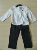 Little Me Top & Trousers Size: 12 Months