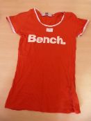 Bench Red Crew-Neck Top Size: 8