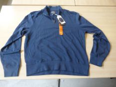 *Peter Worth Size: XXL Navy Zip Top