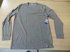 *32° Heat Long Sleeve Crew-Neck (Grey) Size: L