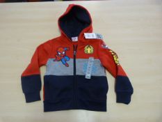 Marvel Spiderman Hooded Jacket Size: 3T