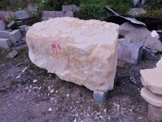 * Limestone (Bathstone) block (Uncut)