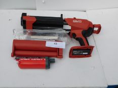 * Hilti HD500 A22 Sealant Gun (unused no battery)