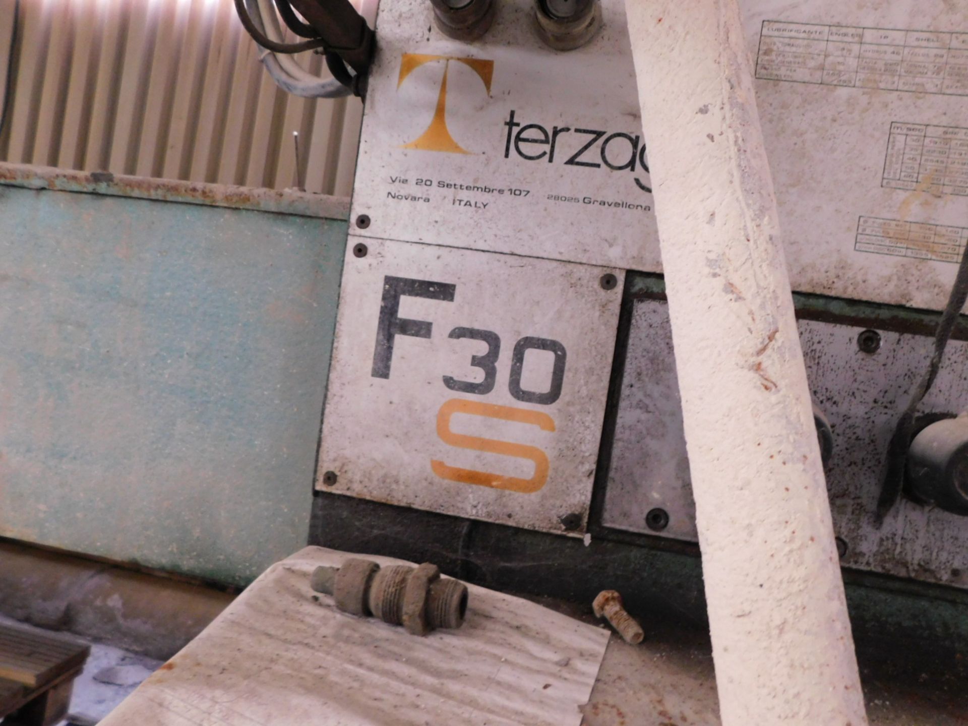 * Tezargo F30 Digital Bridge saw with hydraulic table bed - Image 2 of 3